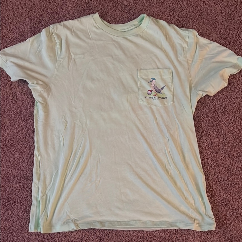 Vineyard Vines Cream Short Sleeve Tee